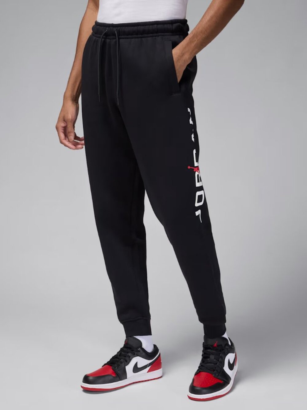 Air Jordan Essentials Mens XXL Black Sweat Pants Fleece NEW Jumpman Logo HQ4645